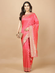 Stone Booti Banarasi Woven Saree