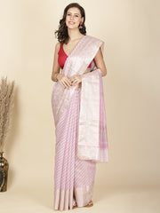 Abstract Printed Cotton Saree