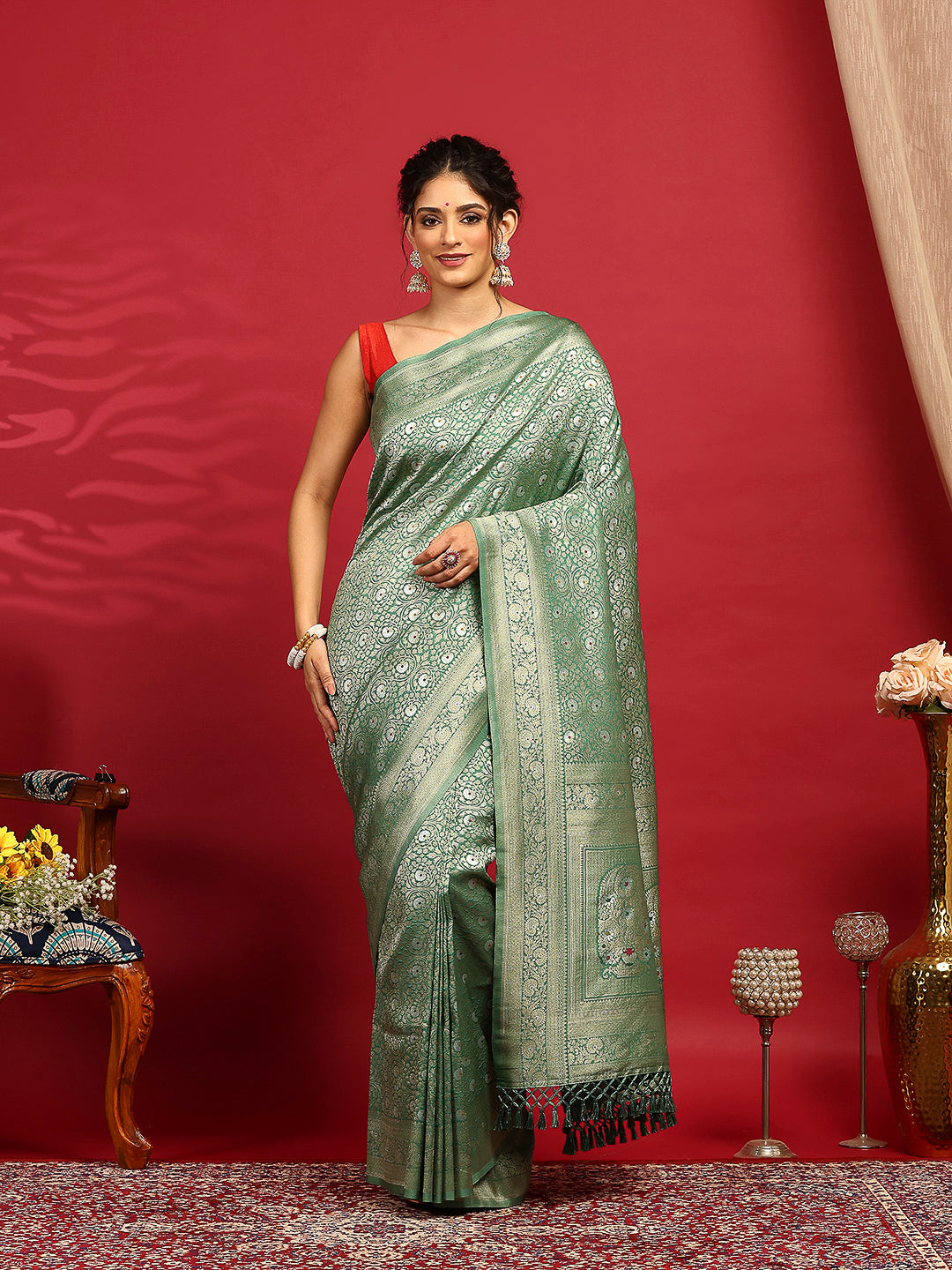 Woven Design Art Silk Saree