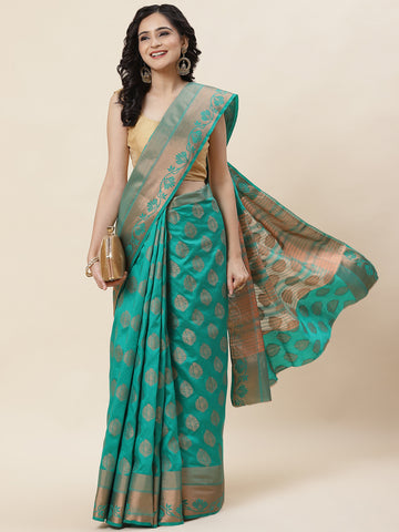 Zari Border Woven Handloom Saree