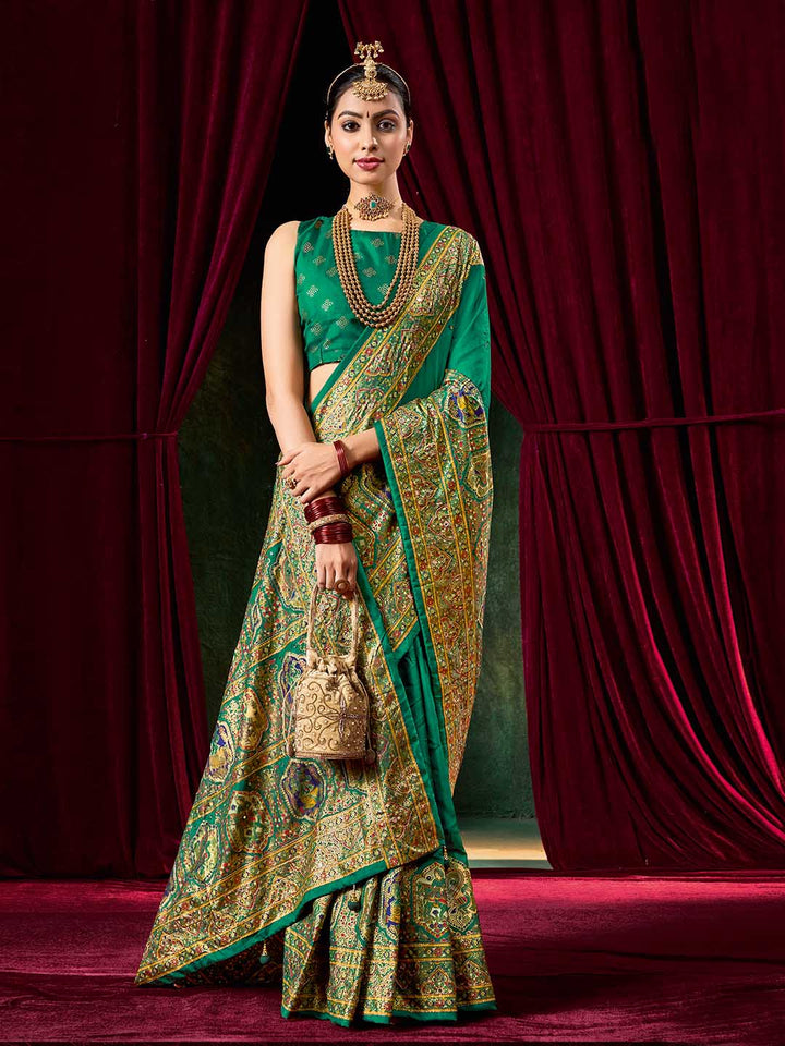 Zari Border Art Silk Saree