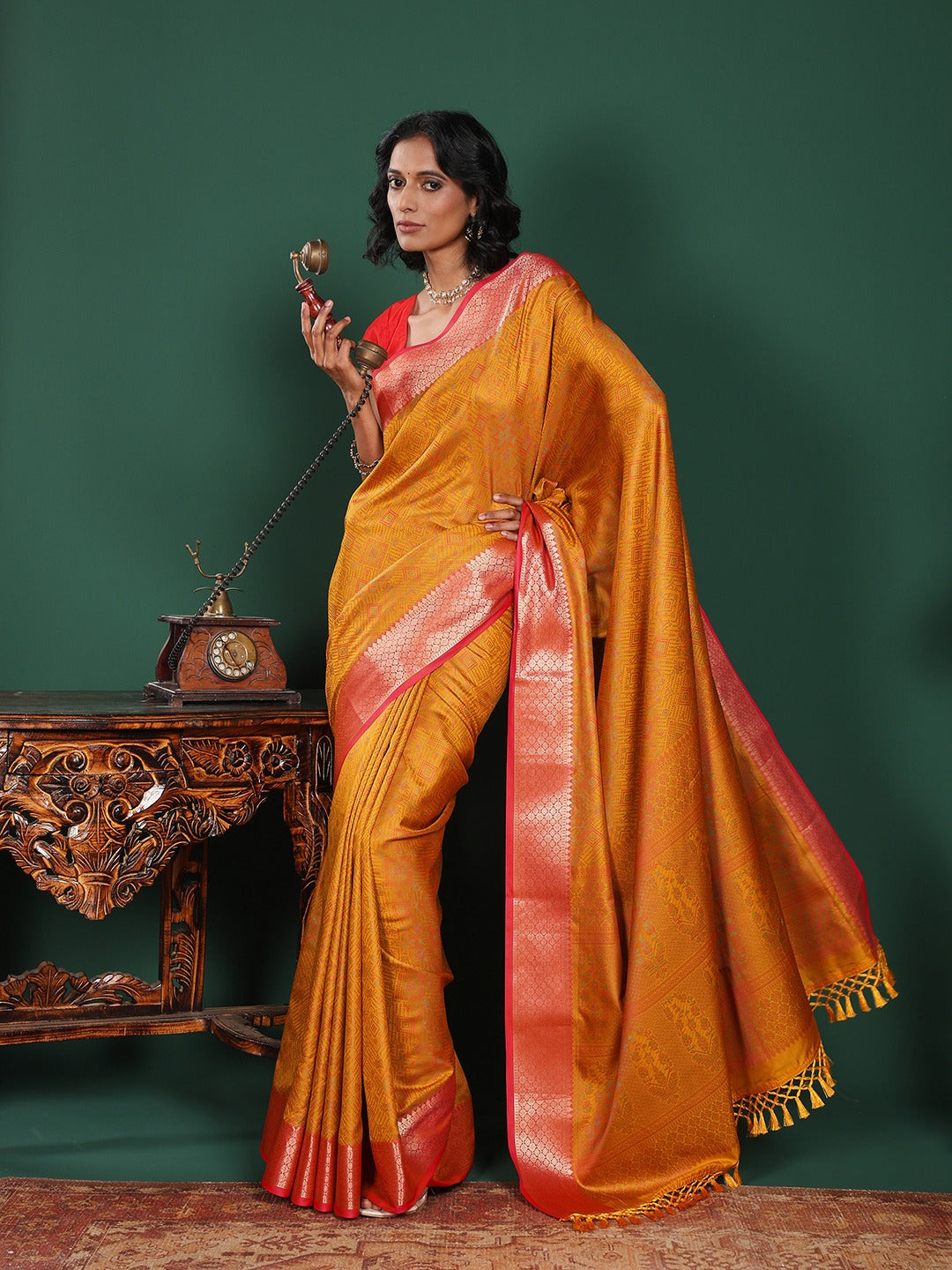 Woven Design Art Silk Saree