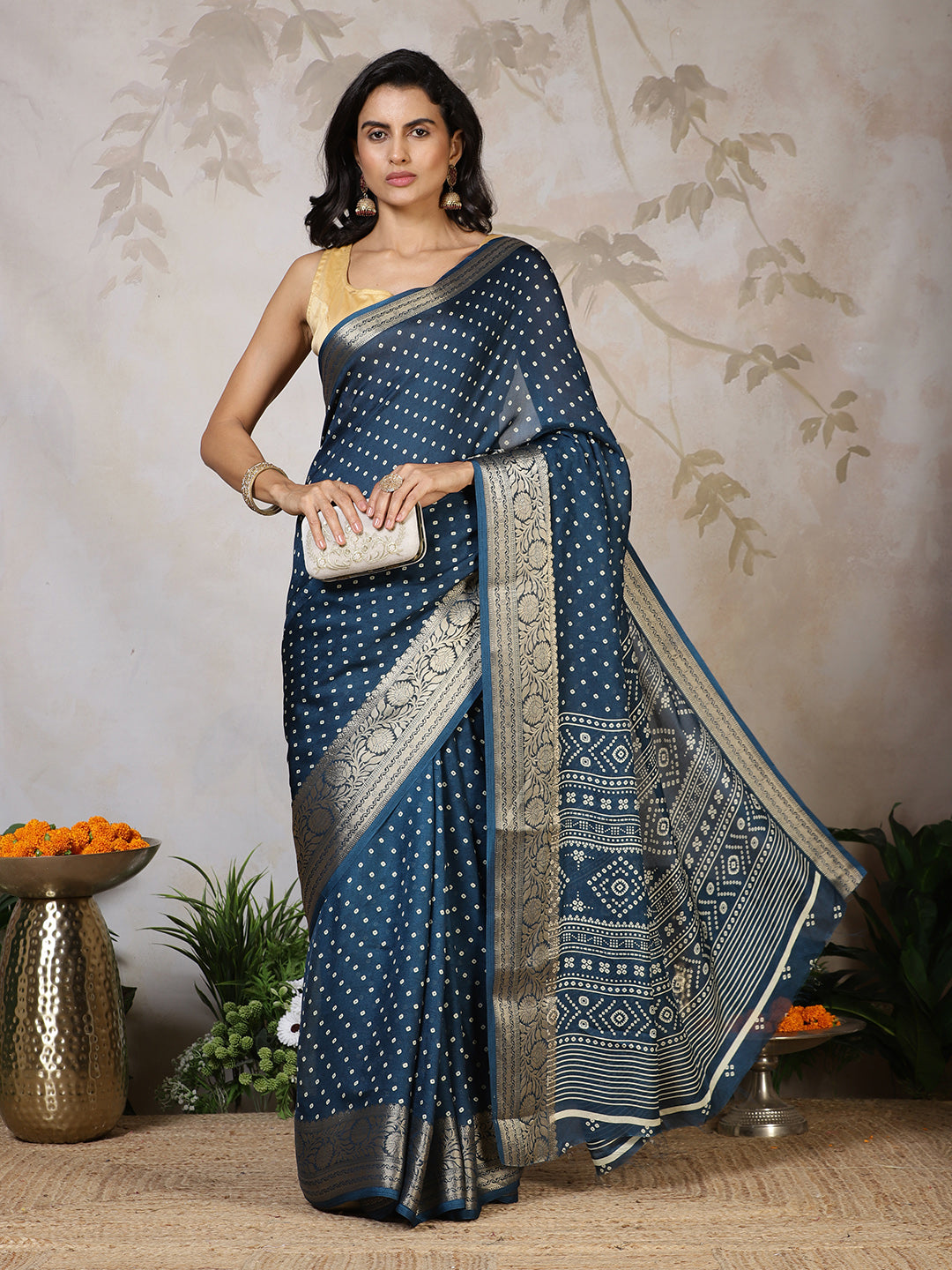 Digital Printed Georgette Saree