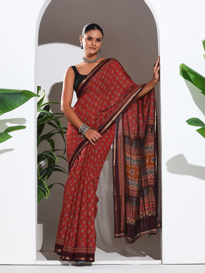 Digital Printed Art Silk Saree