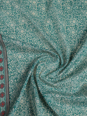 Printed Cotton Blend Unstitched Suit Piece With Dupatta