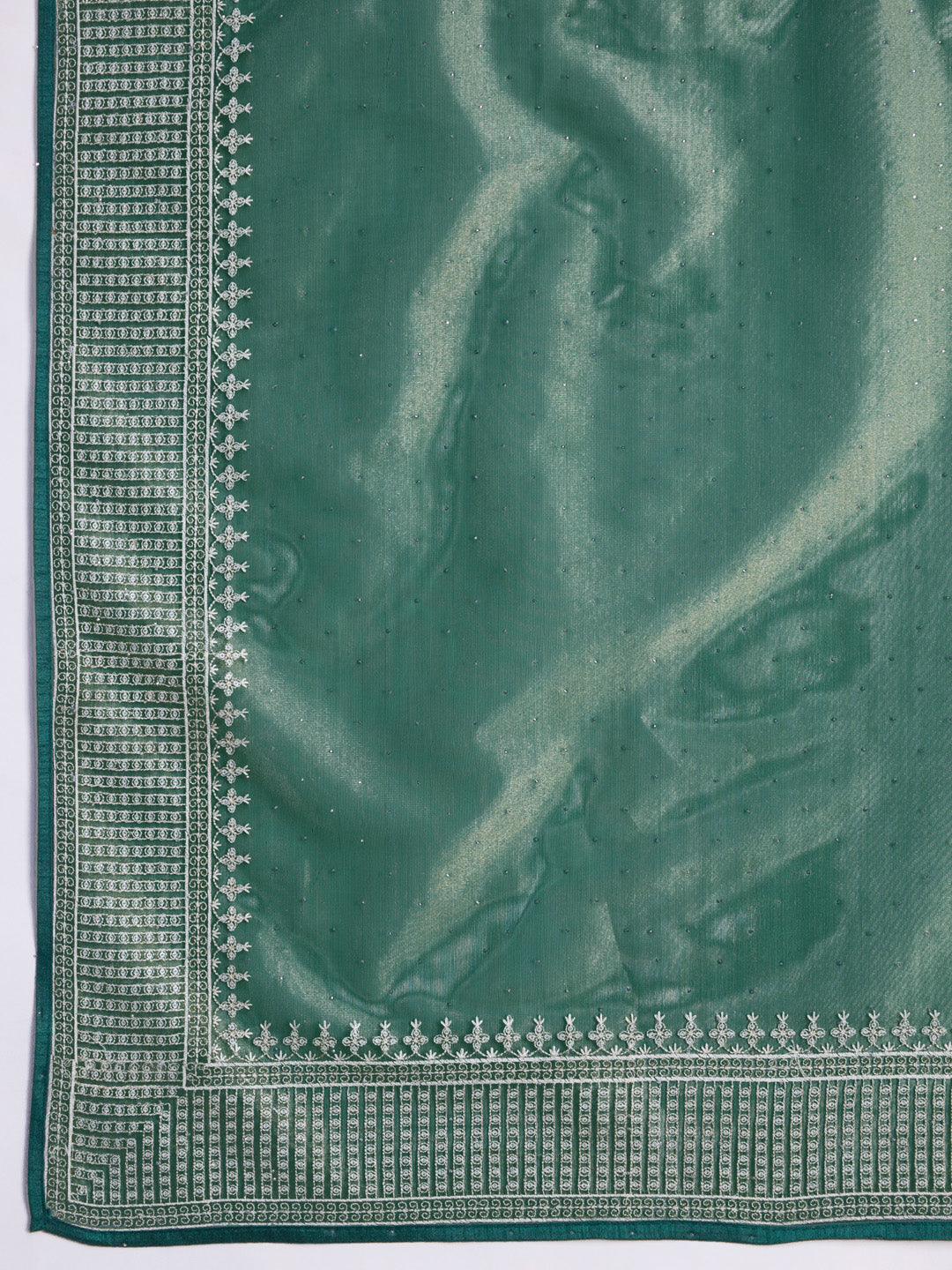 Embroidered Net Saree