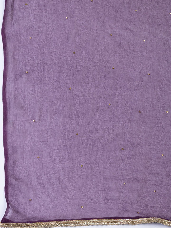 Woven Chanderi Unstitched Suit Piece With Dupatta