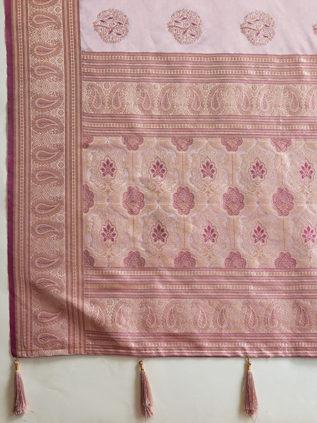 Woven Design Satin Silk Saree