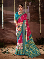 Patola Printed Art Silk Saree