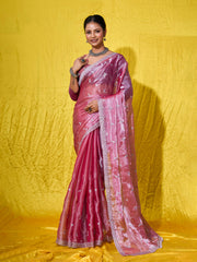 Embroidered Chiffon Saree