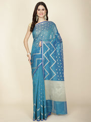 Zari Border Woven Cotton Saree