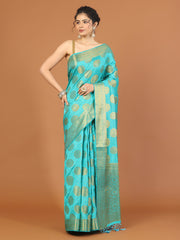 Zari Border Woven Art Silk Saree