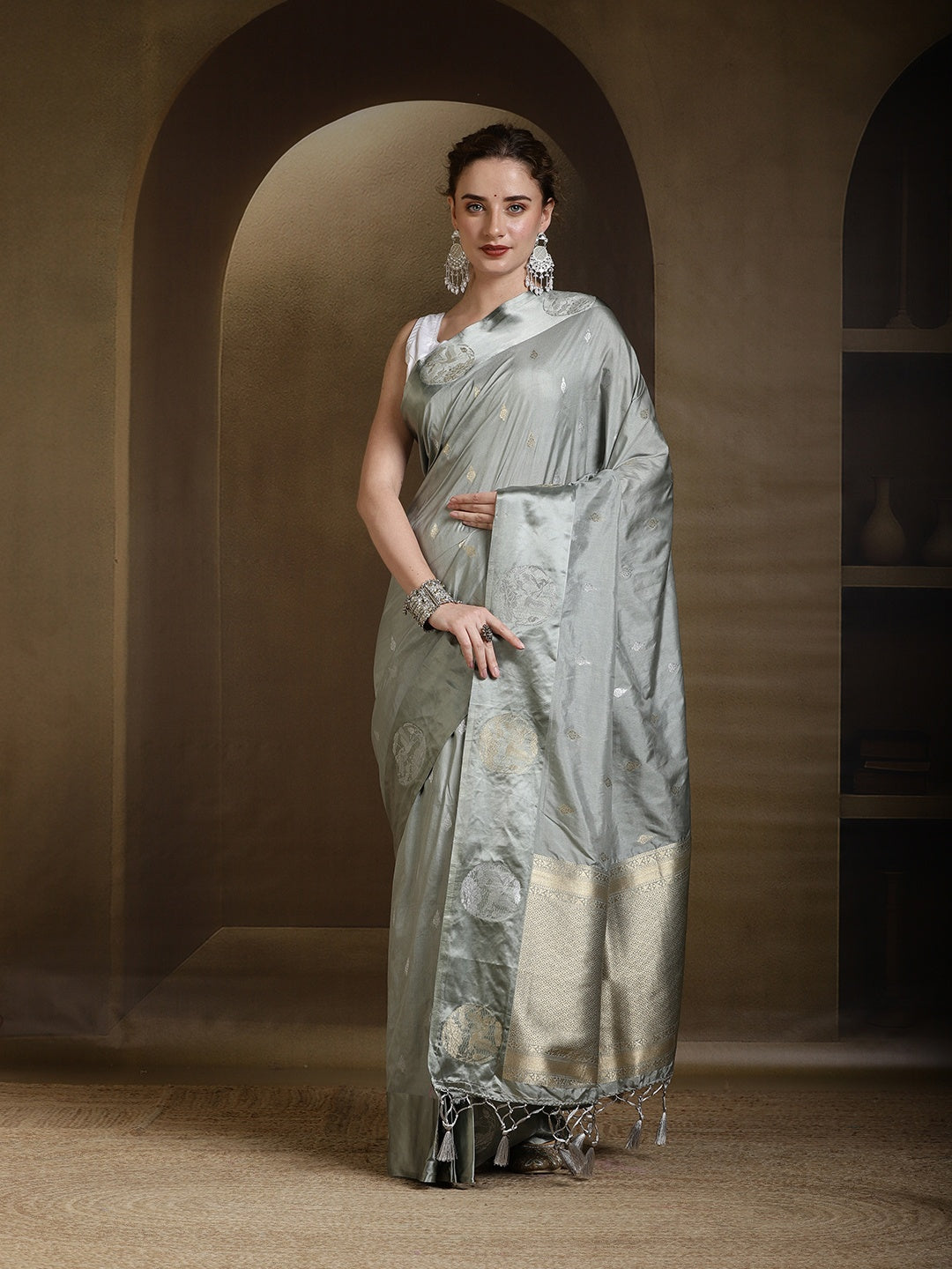 Woven Design Art Silk Saree