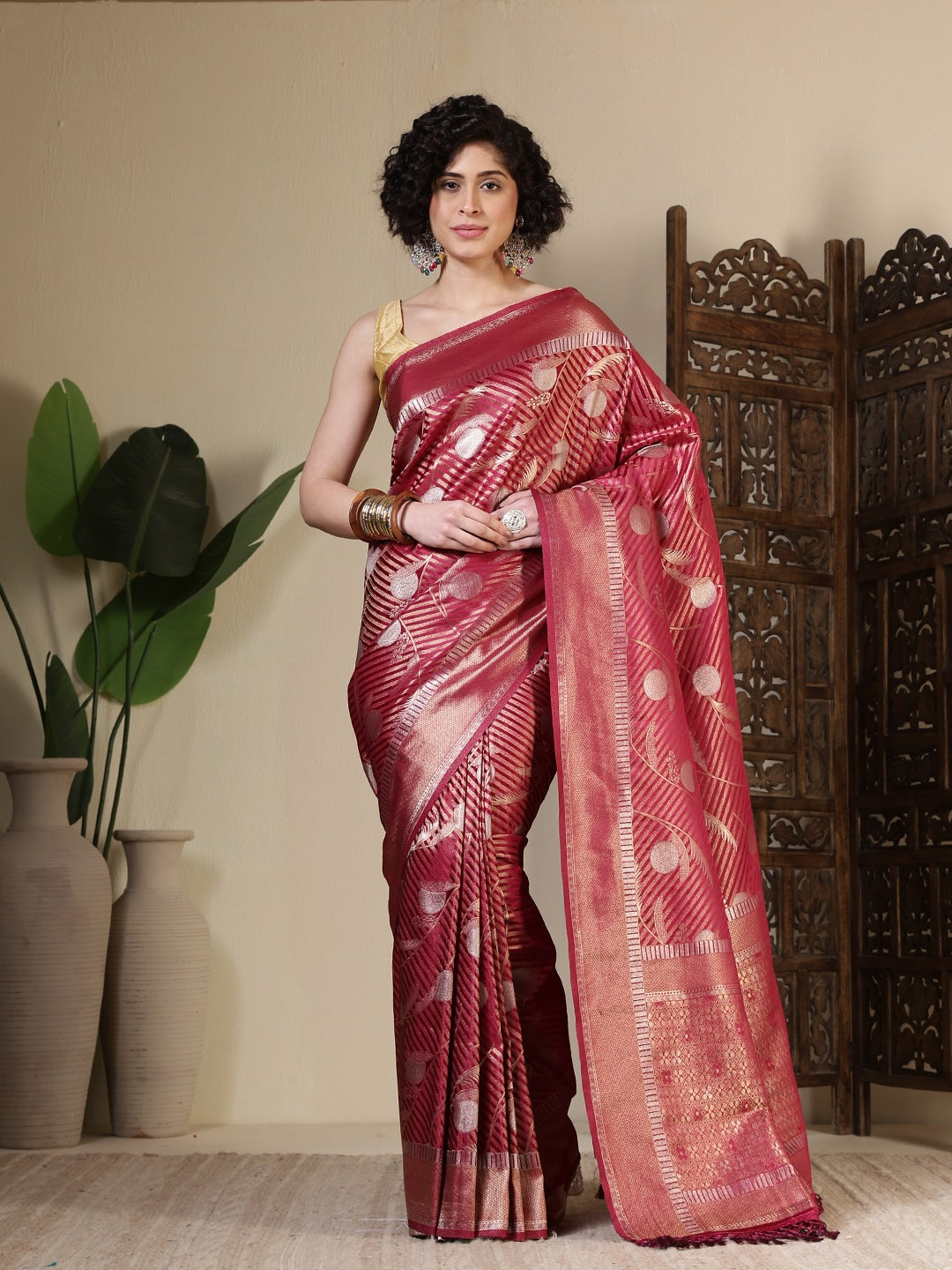 Woven Design Art Silk Saree