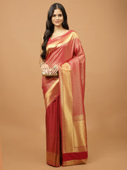 Zari Booti Woven Handloom Saree