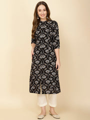 Printed Cotton Kurta Set