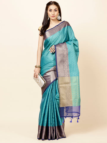 Zari Jaal Woven Cotton Saree