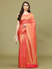 Zari Jaal Woven Handloom Saree