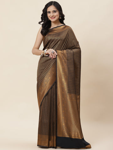 Stone Jaal Woven Handloom Saree