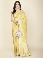 Zari Jaal Woven Banarasi Saree