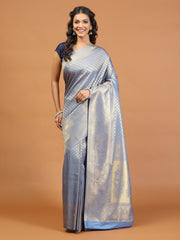 Zari Jaal Brocade Handloom Woven Saree