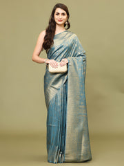 Zari Jaal Woven Handloom Saree