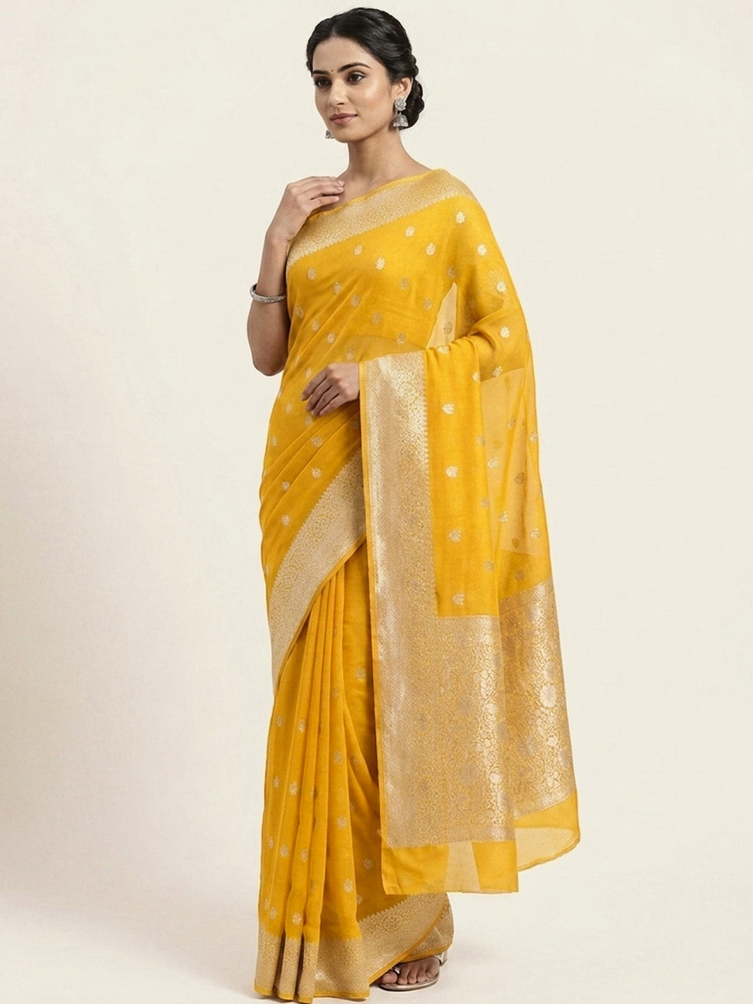 Zari Woven Art Silk Saree