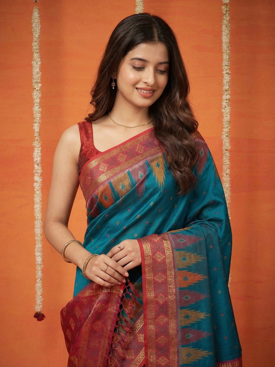 Woven Design Art Silk Saree