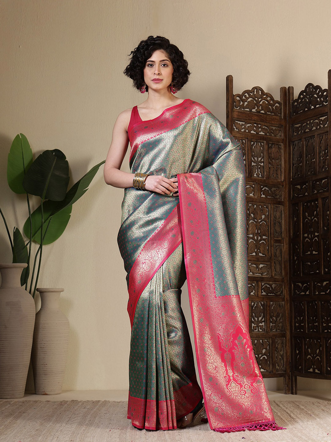 Woven Design Art Silk Saree