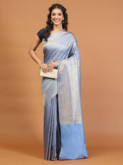 Zari Jaal Woven Handloom Saree