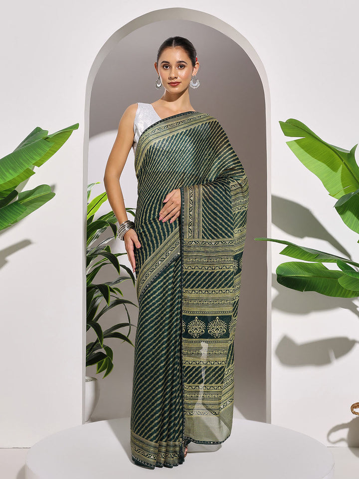 Lehriya Printed Georgette Saree