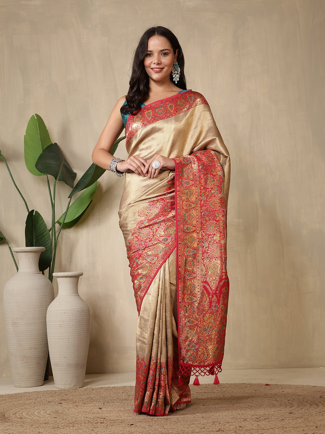 Woven Design Dola Silk Saree