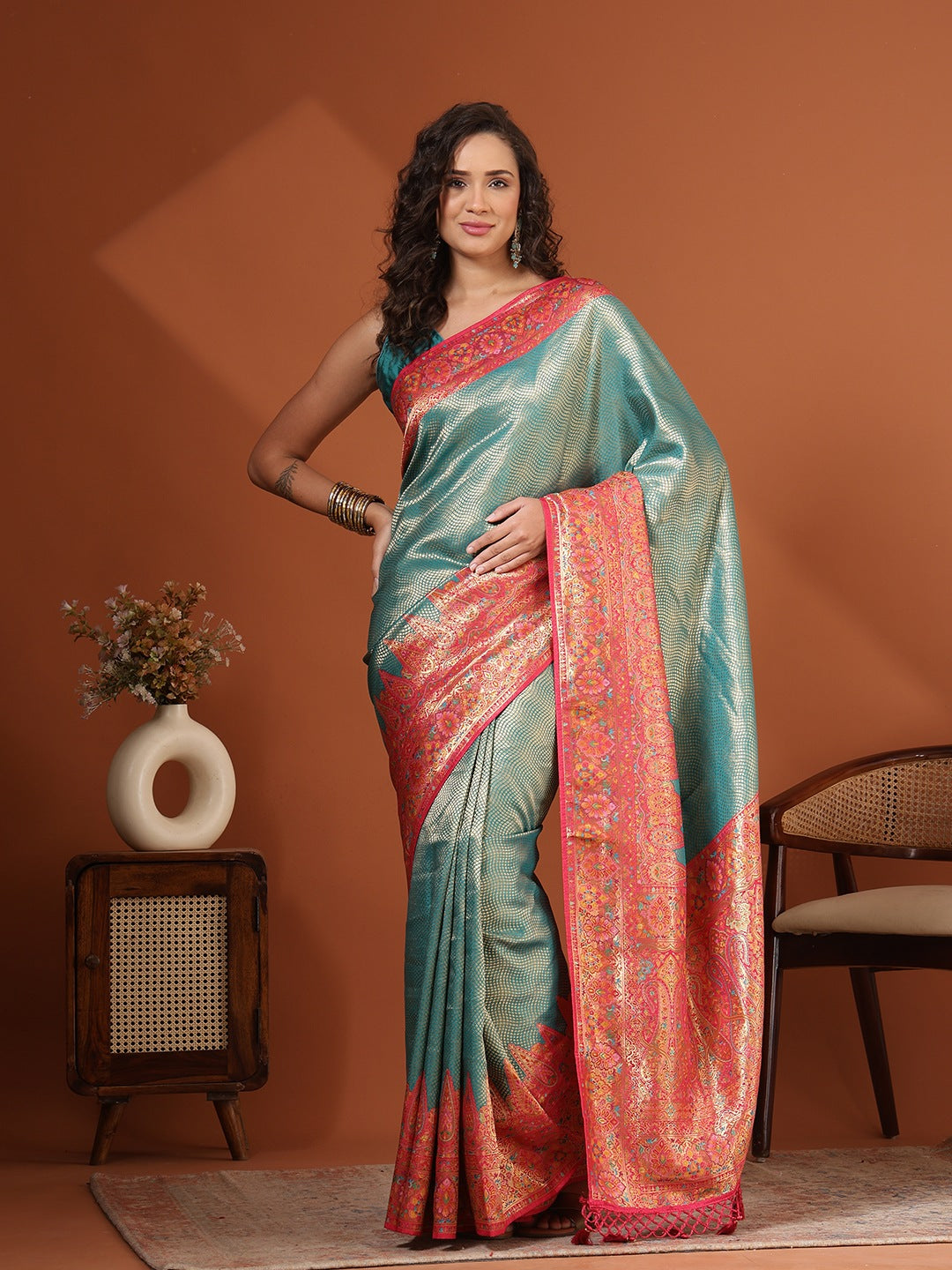 Woven Design Dola Silk Saree