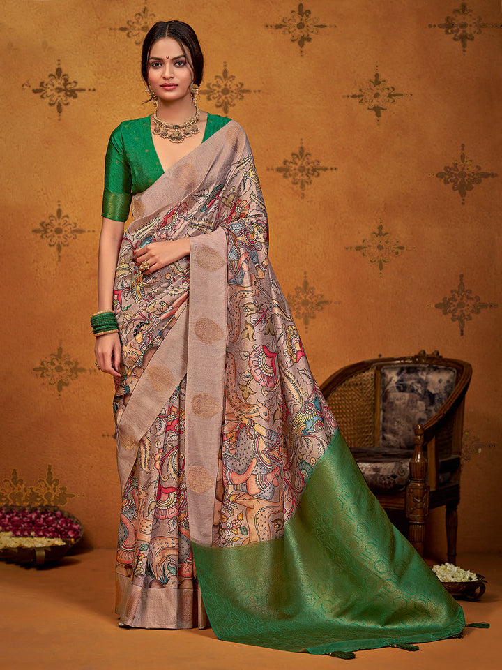 Printed Art Silk Saree
