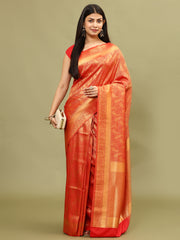 Zari Jaal Woven Handloom Saree