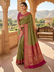 Woven Design Art Silk Saree