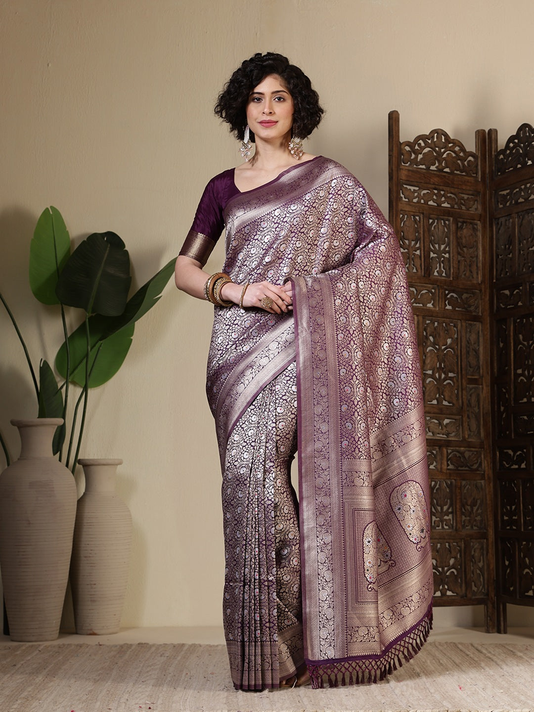 Woven Design Art Silk Saree