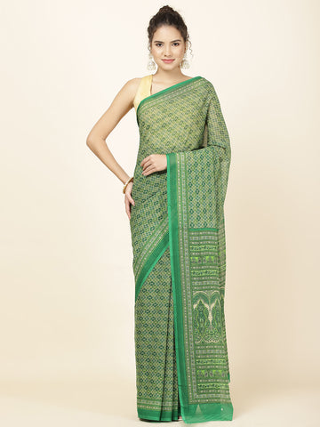 Digital Printed Georgette Woven Saree