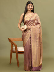 Zari Jaal Woven Handloom Saree