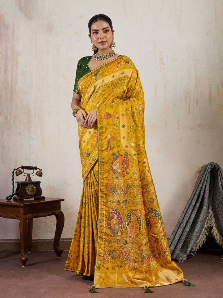 Woven Design Makhmal Silk Saree