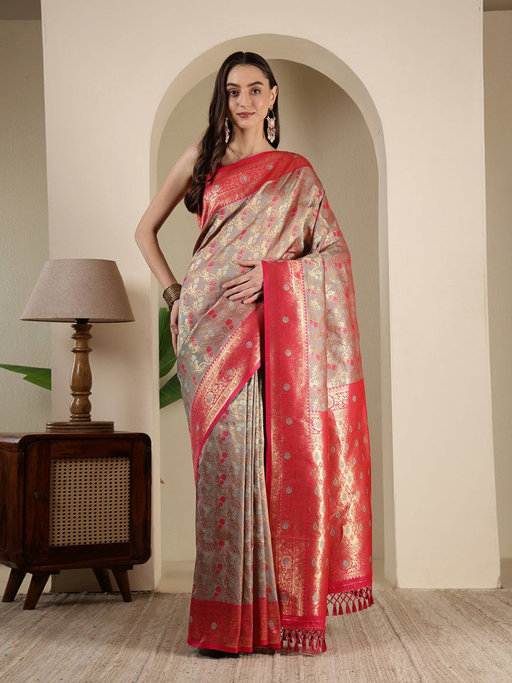 Woven Design Art Silk Saree
