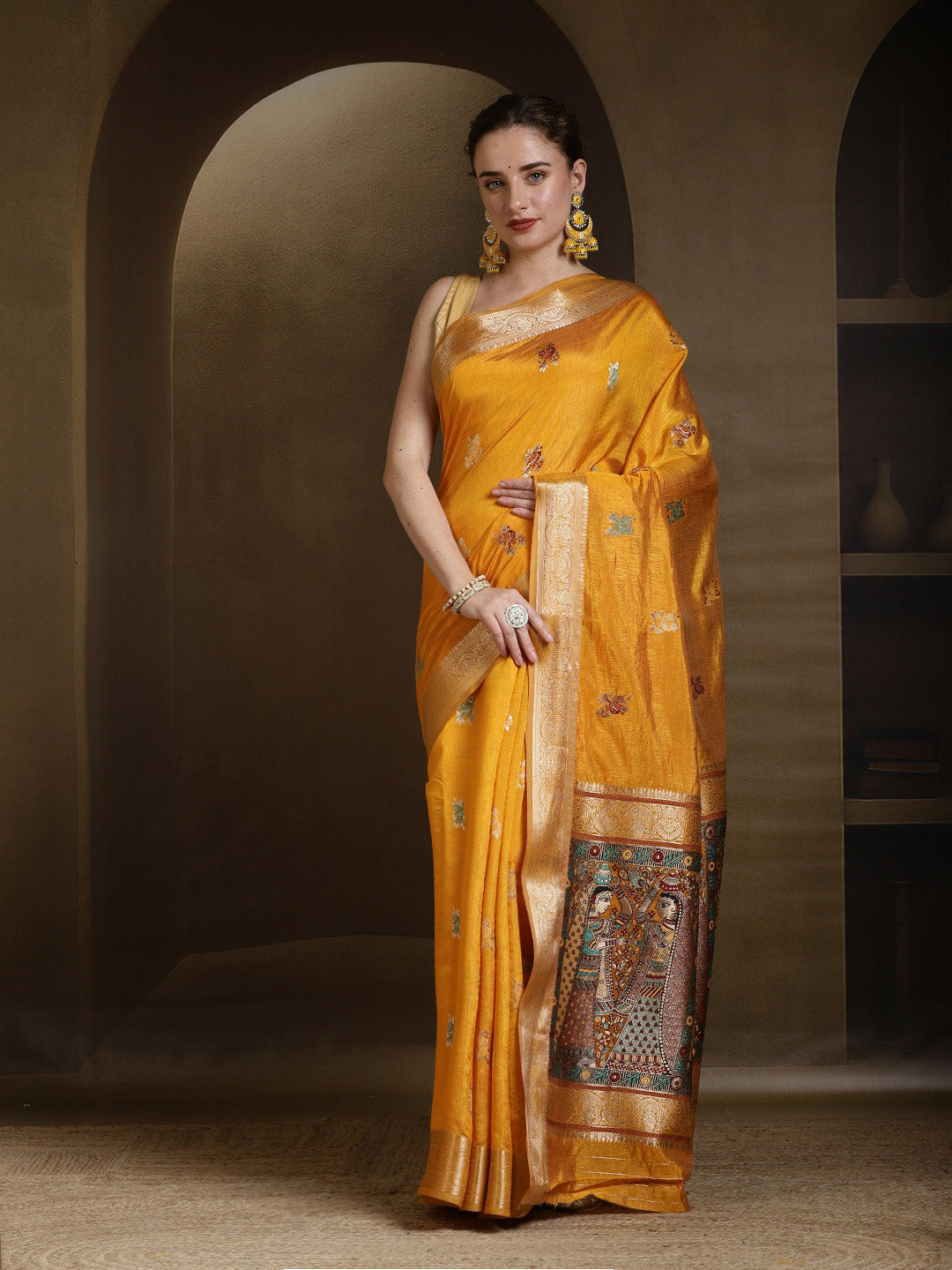 Woven Design Art Silk Saree