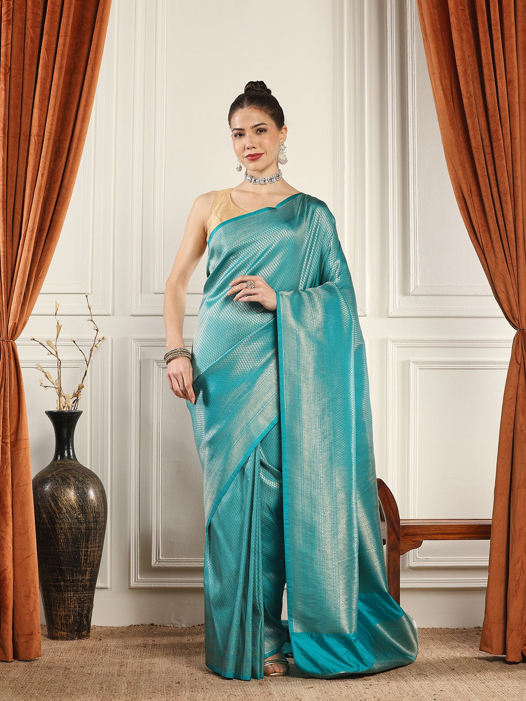 Woven Design Art Silk Saree