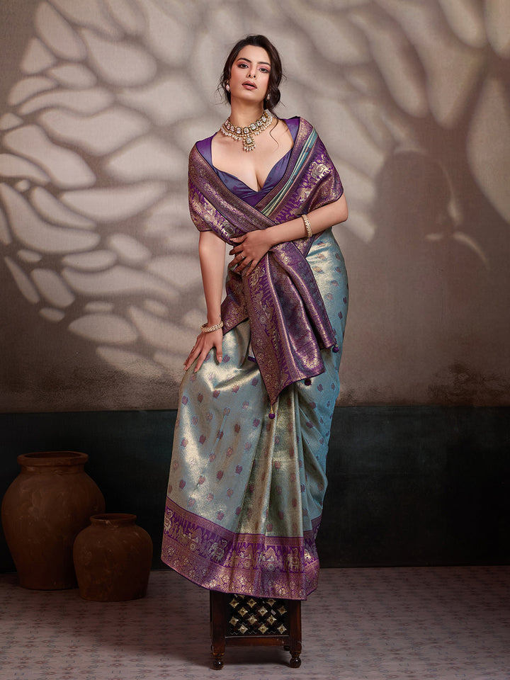 Woven Design Art Silk Saree