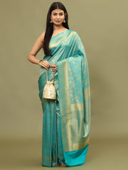 Zari Jaal Woven Handloom Saree