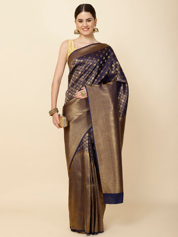 Brocade Zari Jaal Woven Handloom Saree