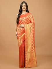 Zari Booti Woven Handloom Saree