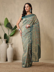 Printed Dola Silk Saree