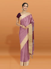 Zari Border Woven Art Silk Saree