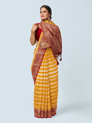 Zari Jaal Woven Art Silk Saree